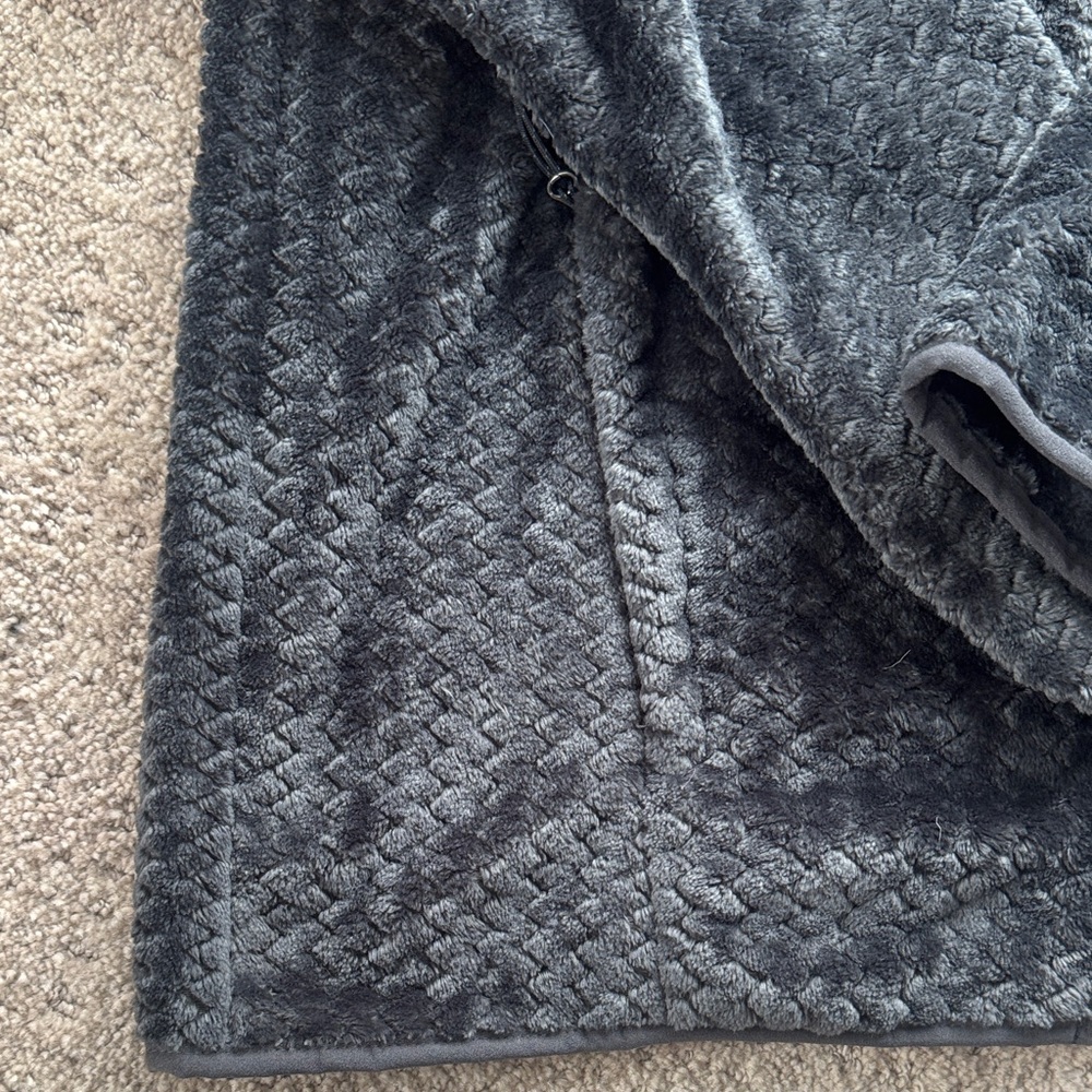 Columbia Charcoal Textured Fleece Jacket - Picture 4 of 4